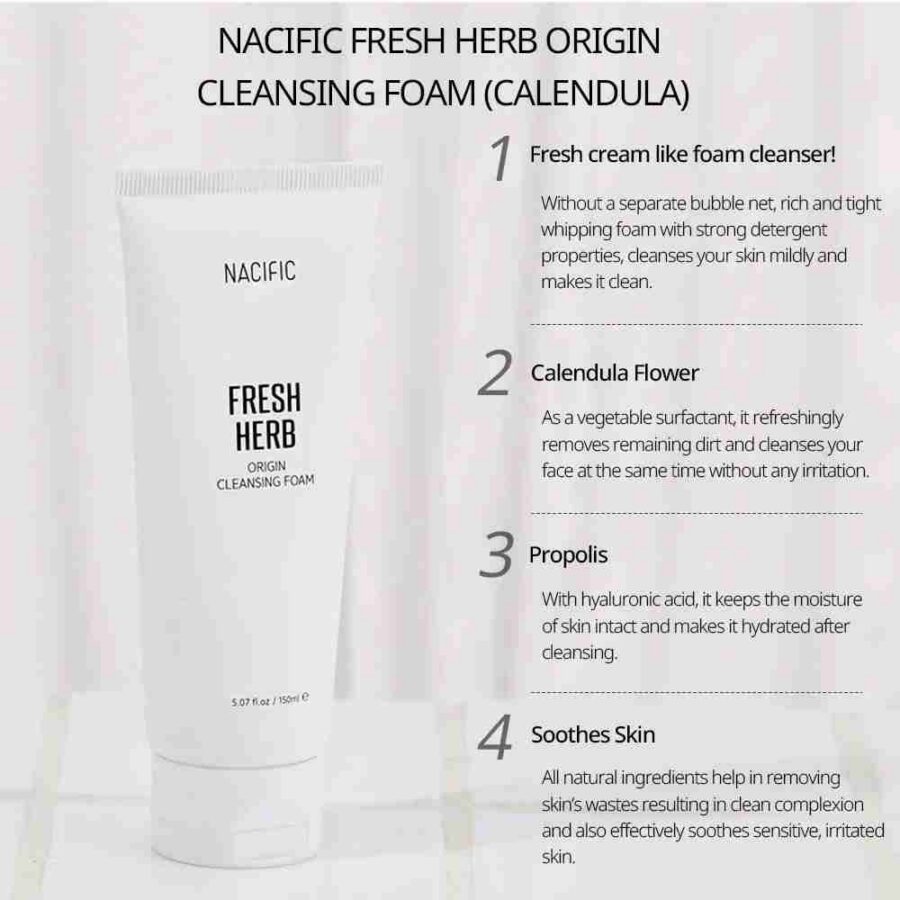NACIFIC Fresh Herb Origin Cleansing Foam