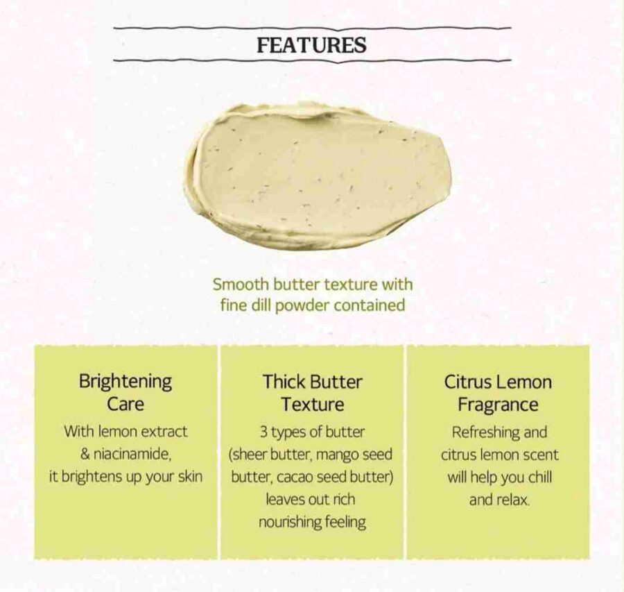 Skinfood Lemon Dill Butter Food Mask