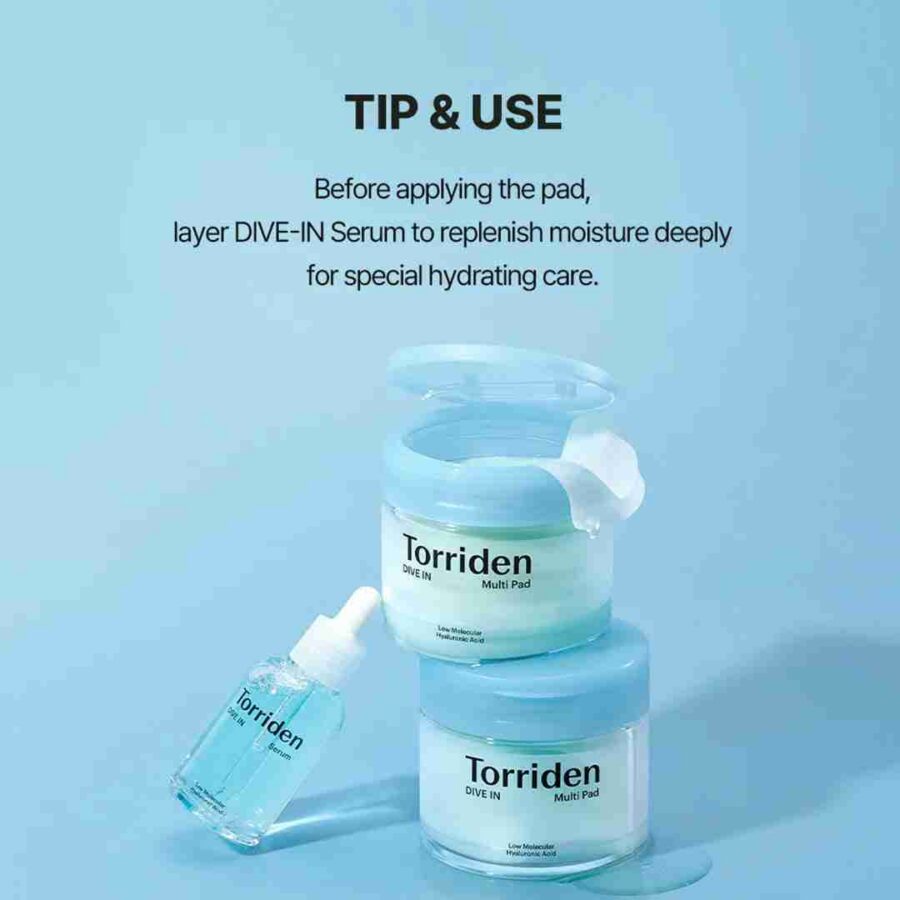 Torriden DIVE-IN Low Molecule Hyaluronic acid Multi Pad