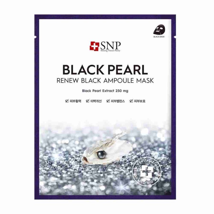 SNP Charcoal Mineral Black Ampoule Mask