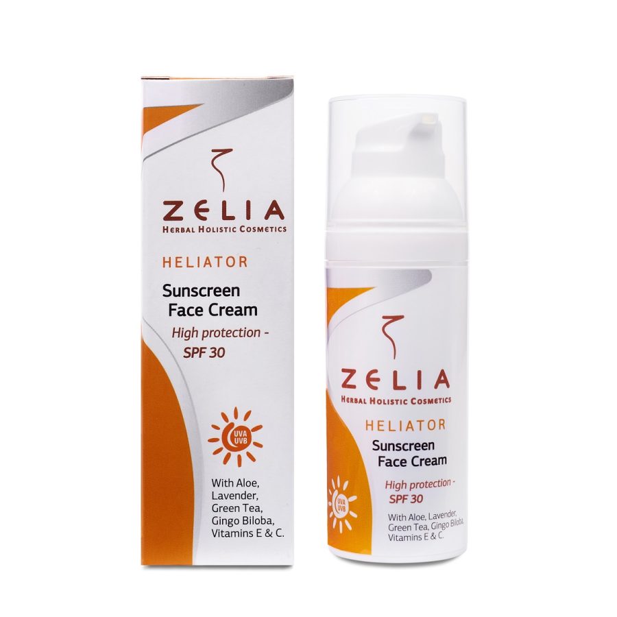 ZELIA HELIATOR Sunscreen Face Cream SPF 30+ 50ml