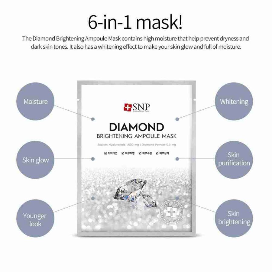 SNP Diamond Brightening Ampoule Mask