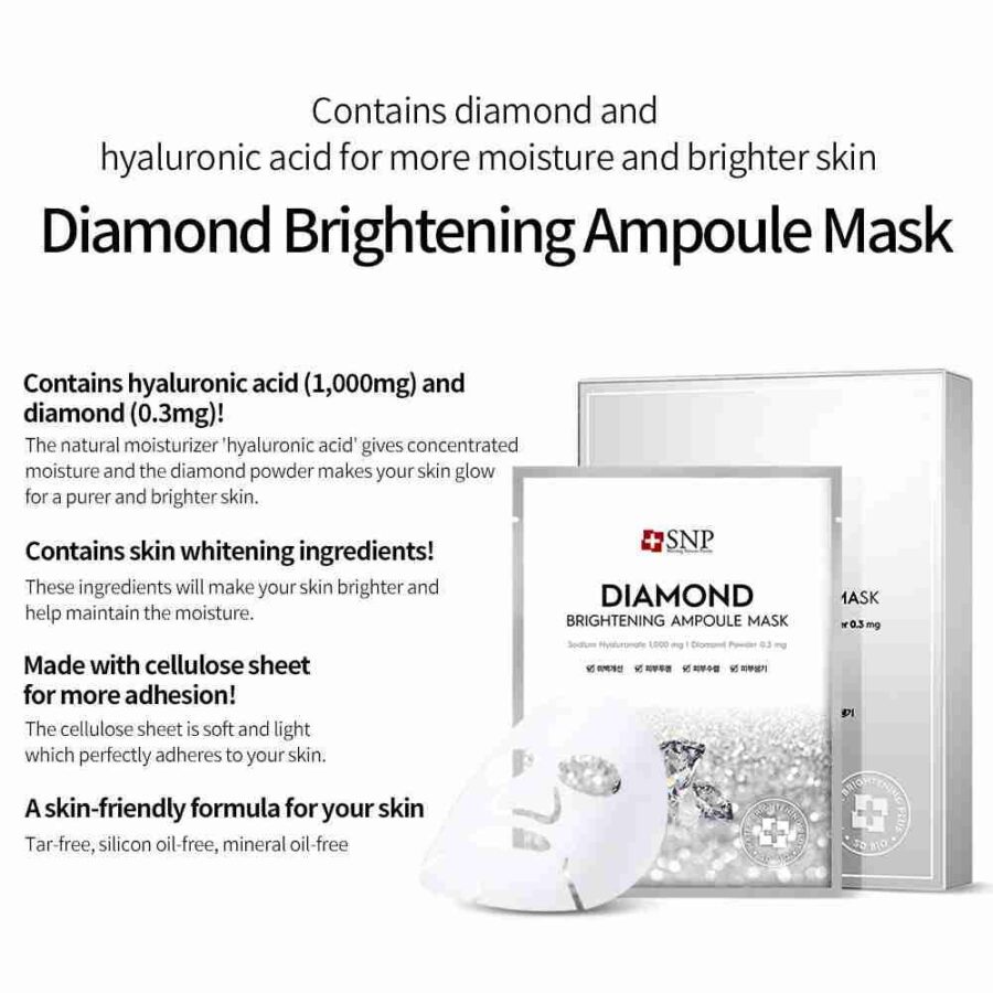 SNP Diamond Brightening Ampoule Mask